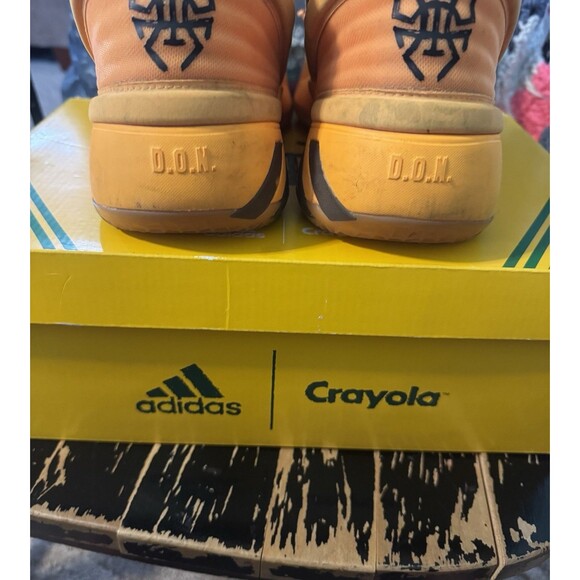 Size 7 - adidas Crayola x D.O.N. Issue #2 Solar Gold - Picture 4 of 10